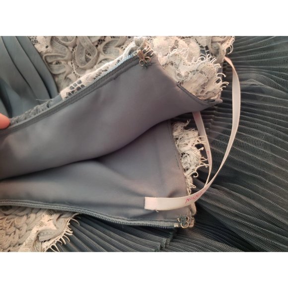 Betsey Johnson cotton tape Lace Tulle Tea Party dress 4 - Picture 6 of 7